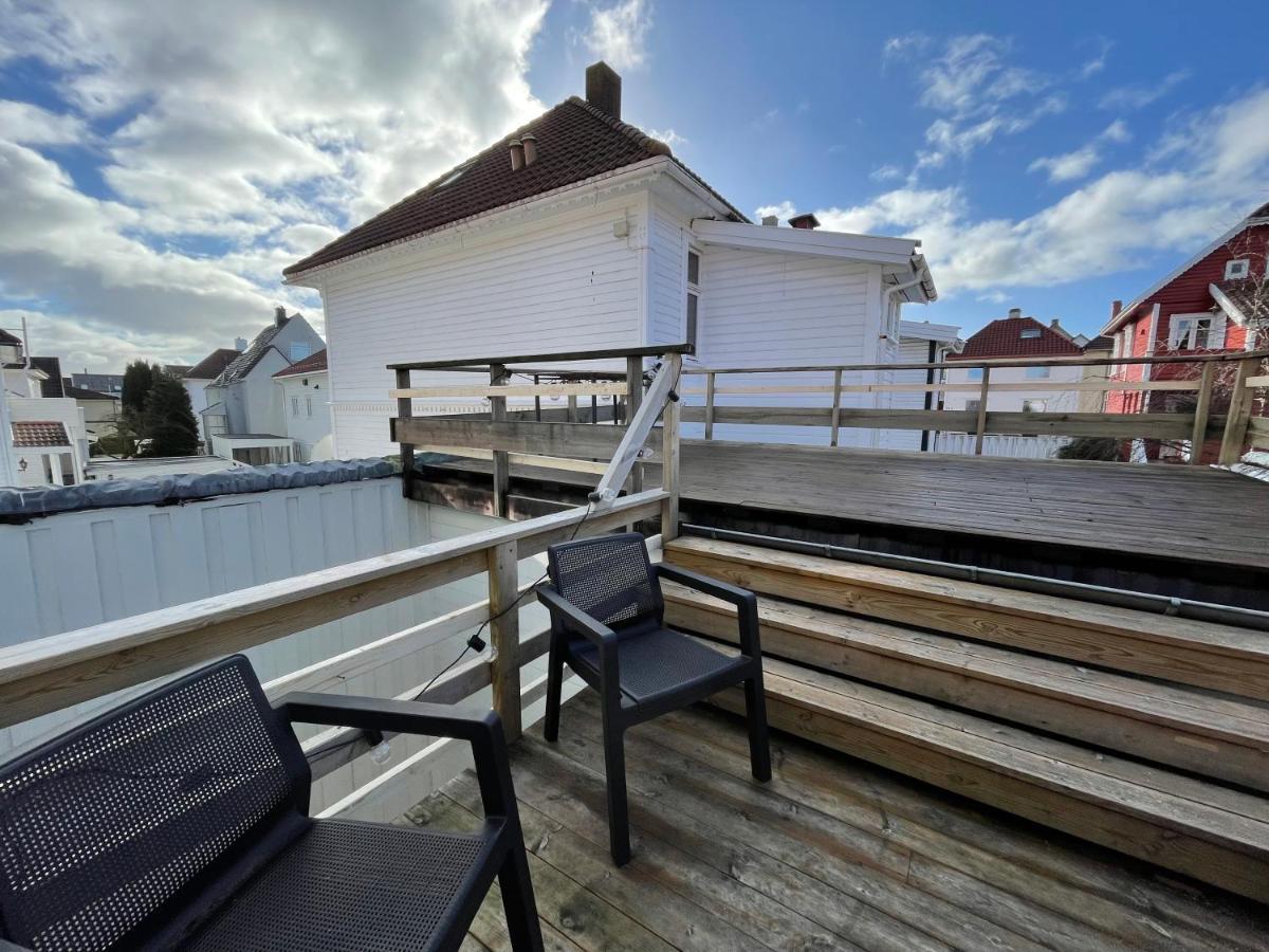 Central BnB Stavanger Ap 9 Generous Rooftop Terrace Eksteriør bilde